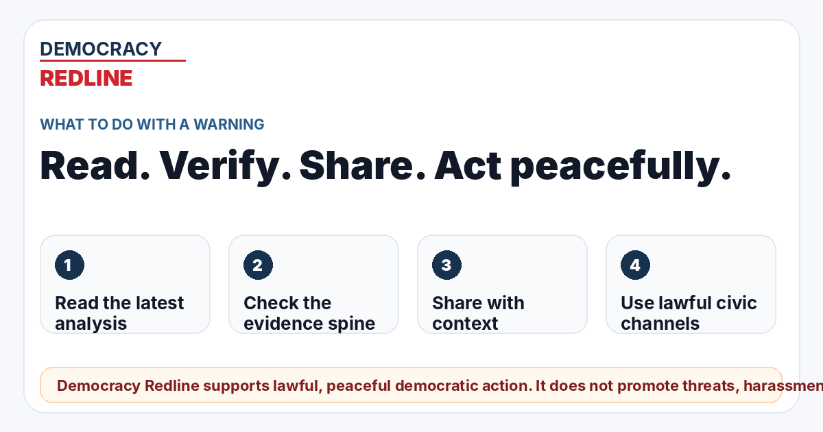 Peaceful action graphic